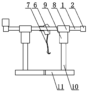 Rapid hoisting system used for automobile assembly line