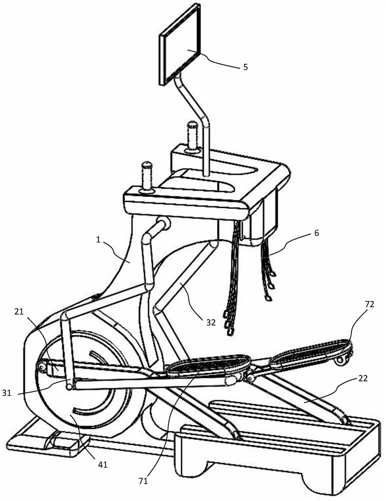 A myoelectric feedback and electrical stimulation assisted lower limb rehabilitation training device