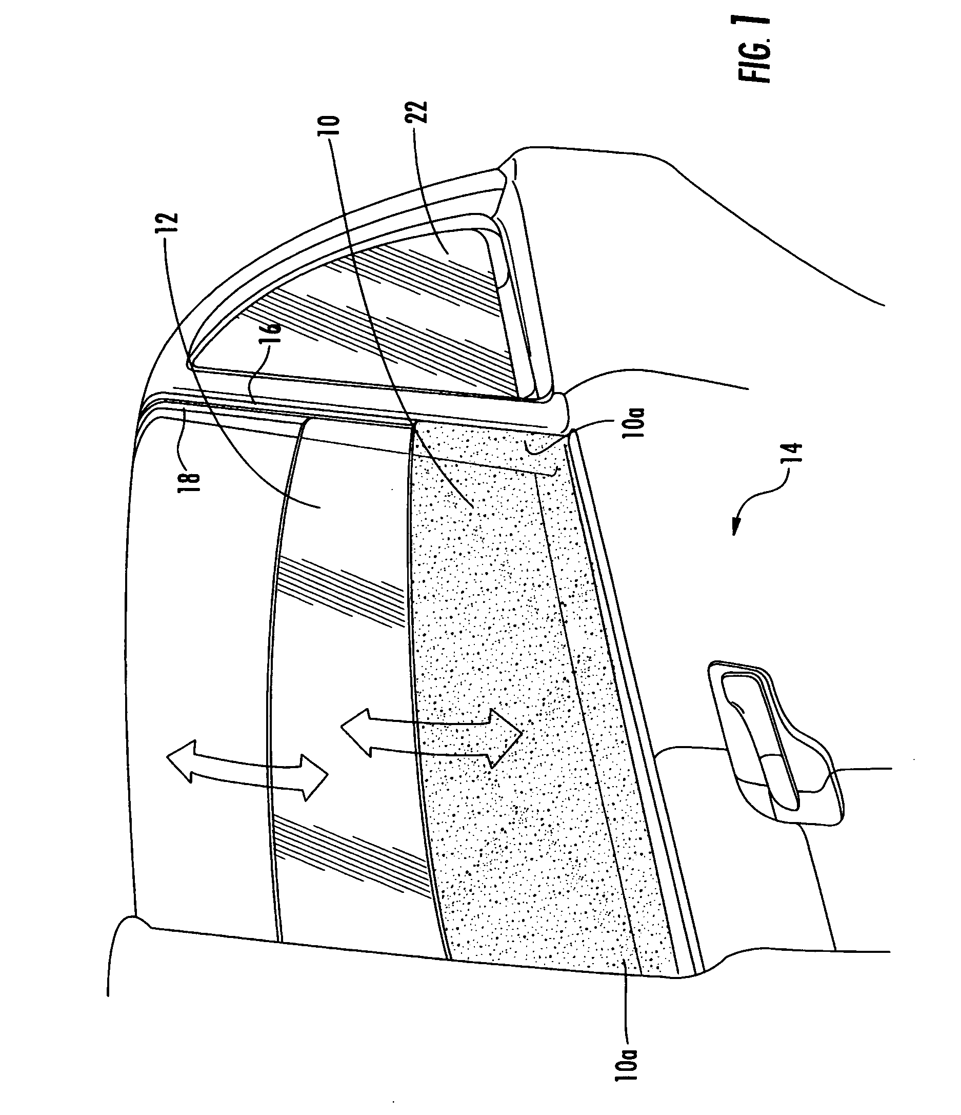 Window and sun shade module for vehicle