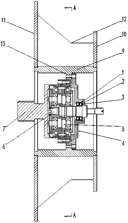 Turning connection device based on high-precision detecting instrument