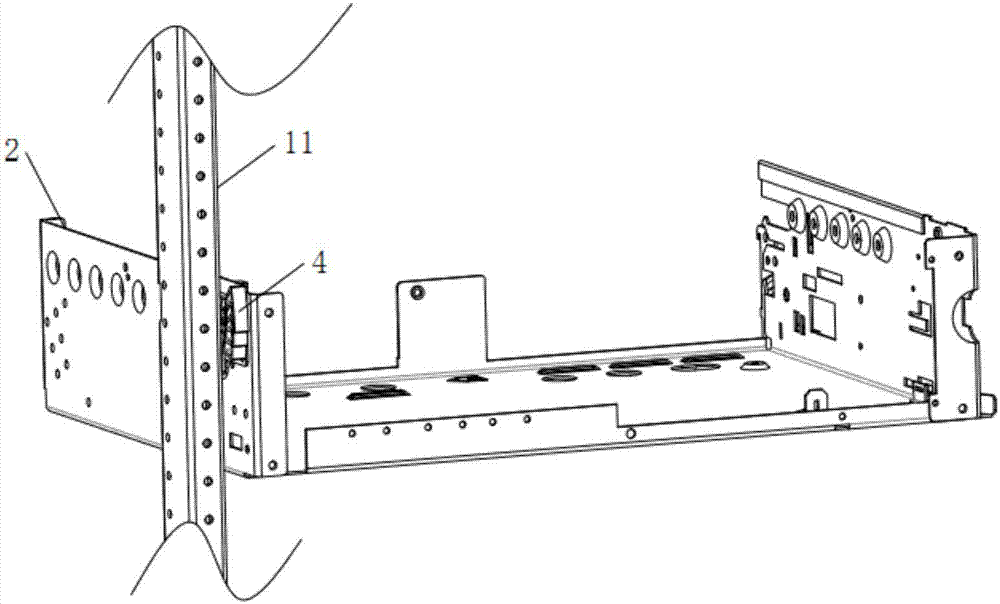 Drawer position indication device of low-voltage cabinet