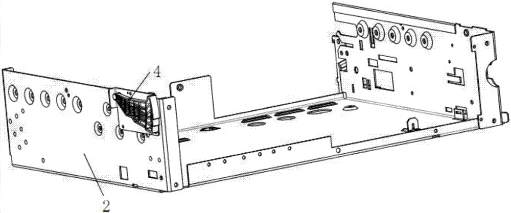 Drawer position indication device of low-voltage cabinet