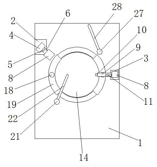 Face snapshot device of intelligent infrared body temperature monitoring system