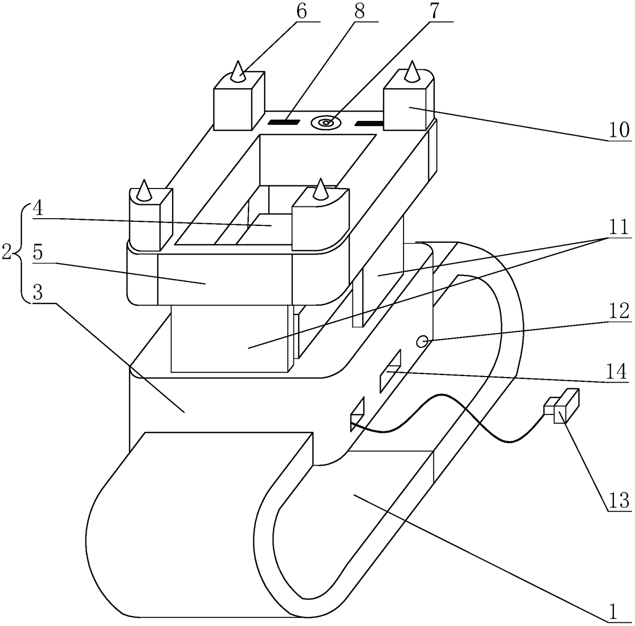 Real-time positioning linkage alarm defensive intelligent bracelet and use method