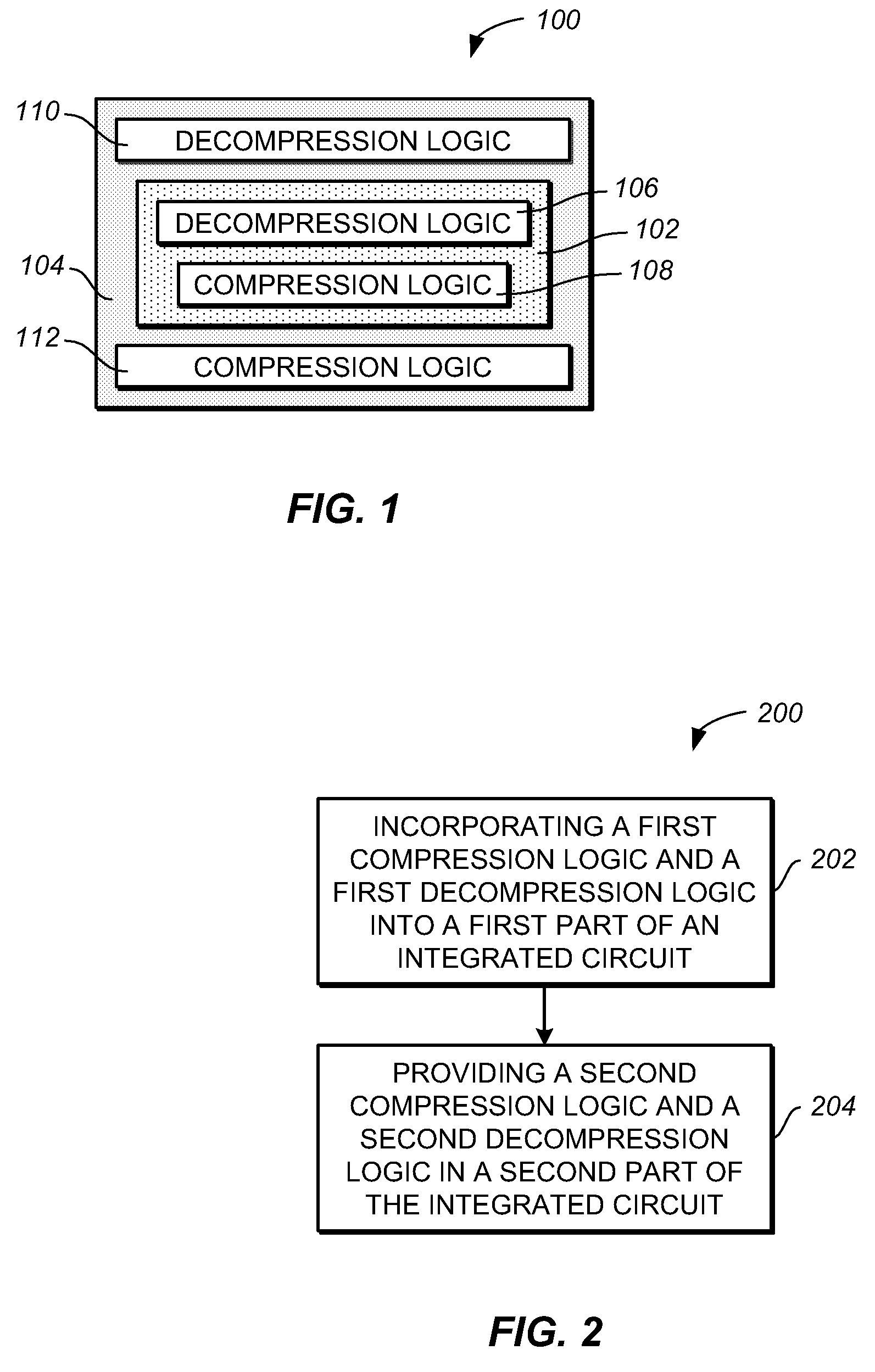Distributed test compression for integrated circuits