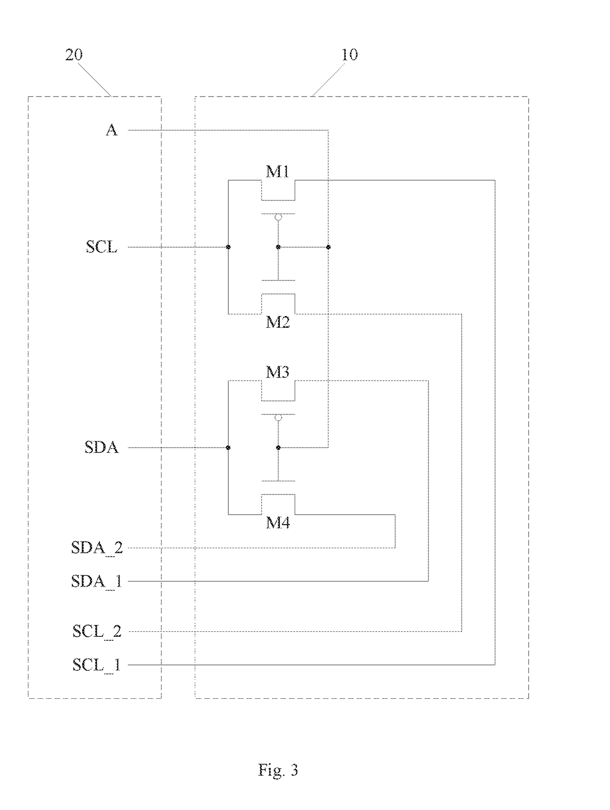 I2c transmission circuit and display device
