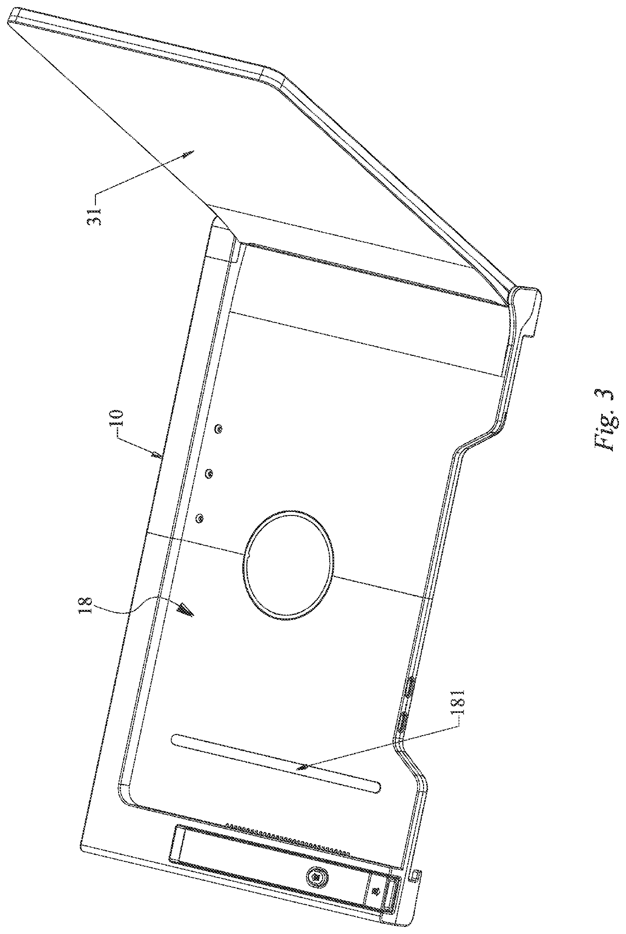 Multi-screen display device with internal wiring