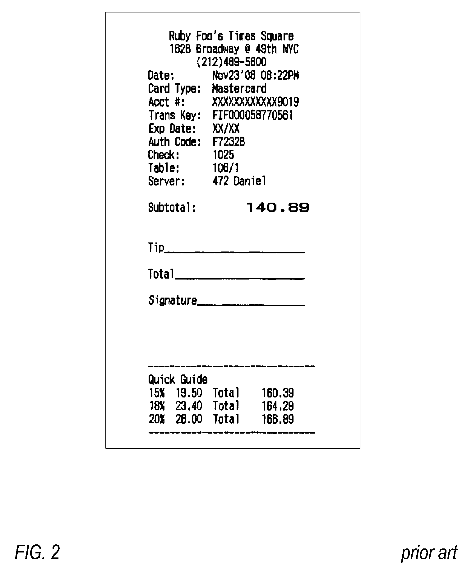 Automatically adding gratuity to amount charged in electronic transaction