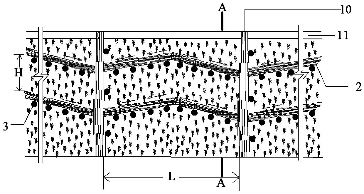 Bundle stack ecological slope protection structure and construction method thereof