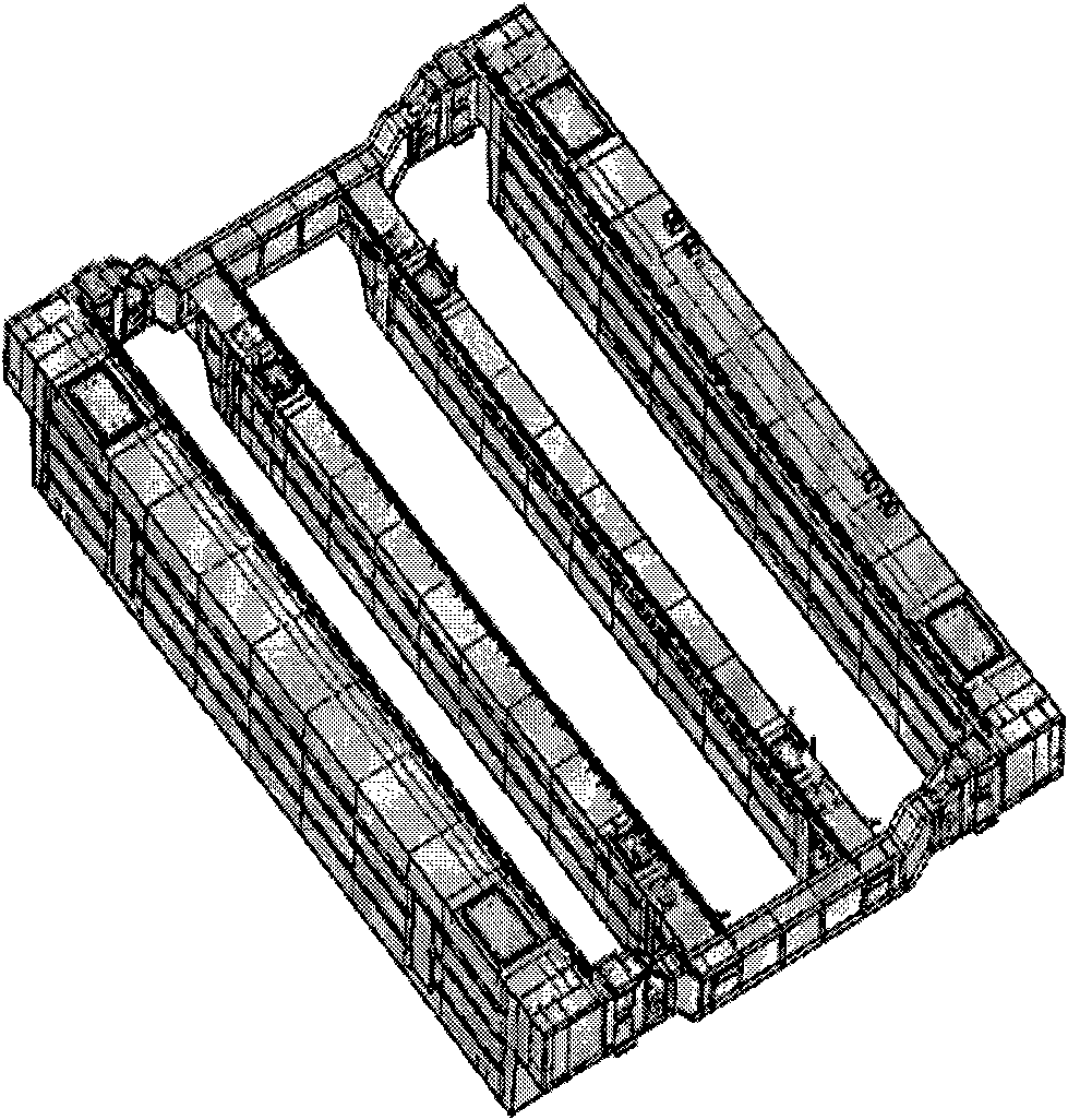 Bridge crane metal structure parameterization design method based on C/S/W system architecture