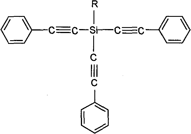 Novel high-temperature-resistance 1, 7-bis(alkyl hydrogen silane)-carborane/phenylethynyl silane hybrid resin and preparation method thereof