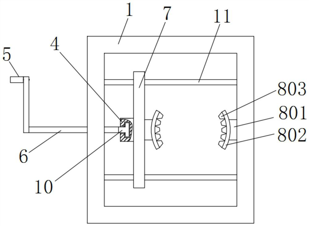 Edge opening device for maintenance of stepping motor