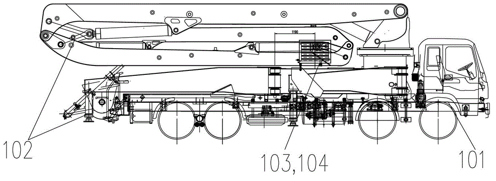 Arm support control method and device and pump truck