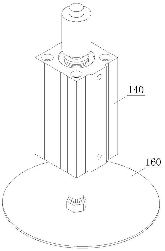 Lithium battery cap shell forming device and implementation method thereof