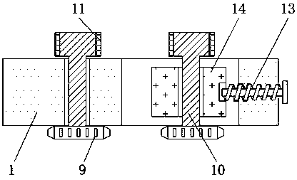 Convenient-to-clamp electric wire cutting device for communication engineering and cutting method