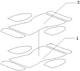 Integral pillow foaming production process and production device thereof