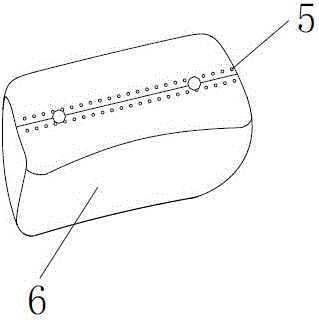 Integral pillow foaming production process and production device thereof