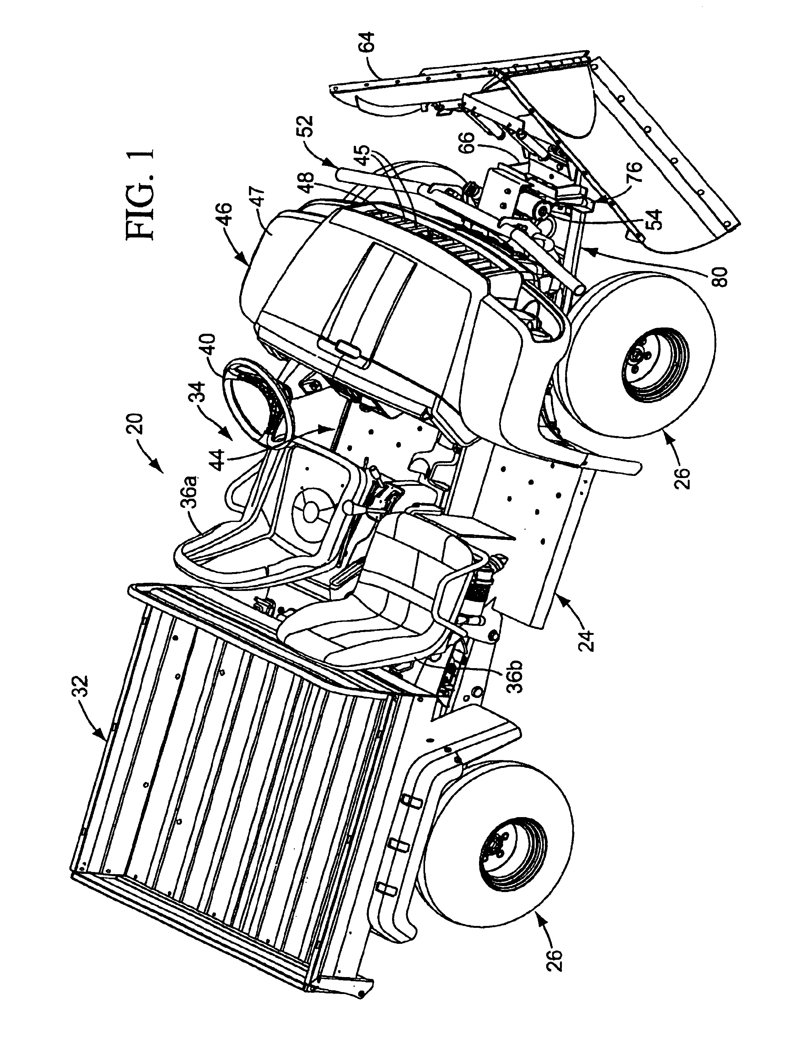 Bumper, skid plate and attachment system for utility vehicle