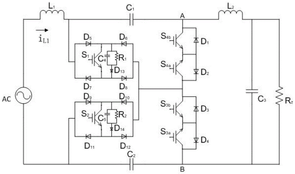 Three-level cuk voltage regulation constant current source and its operation method
