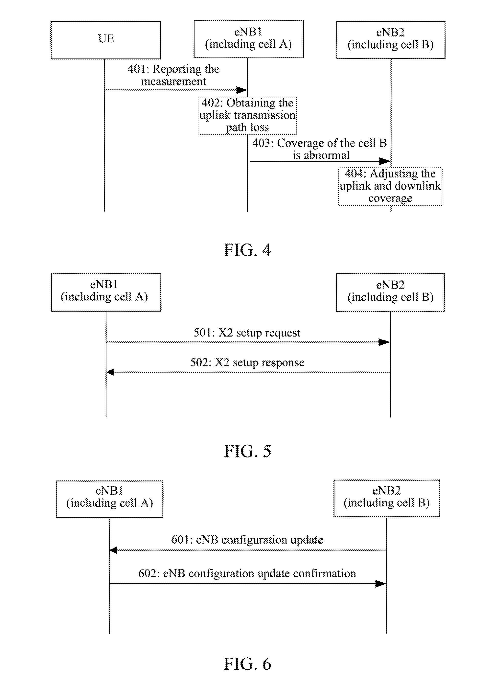 Method for obtaining uplink signal quality of an adjacent cell and method for optimizing handoff