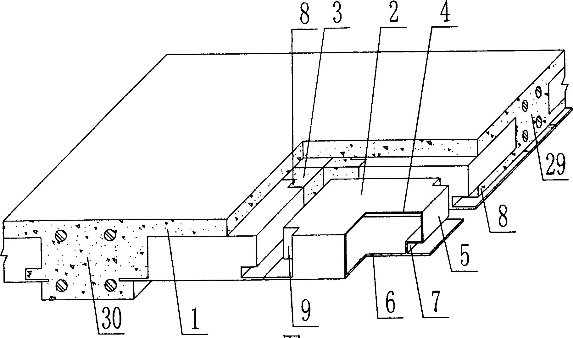 Reinforced concrete hollow slab