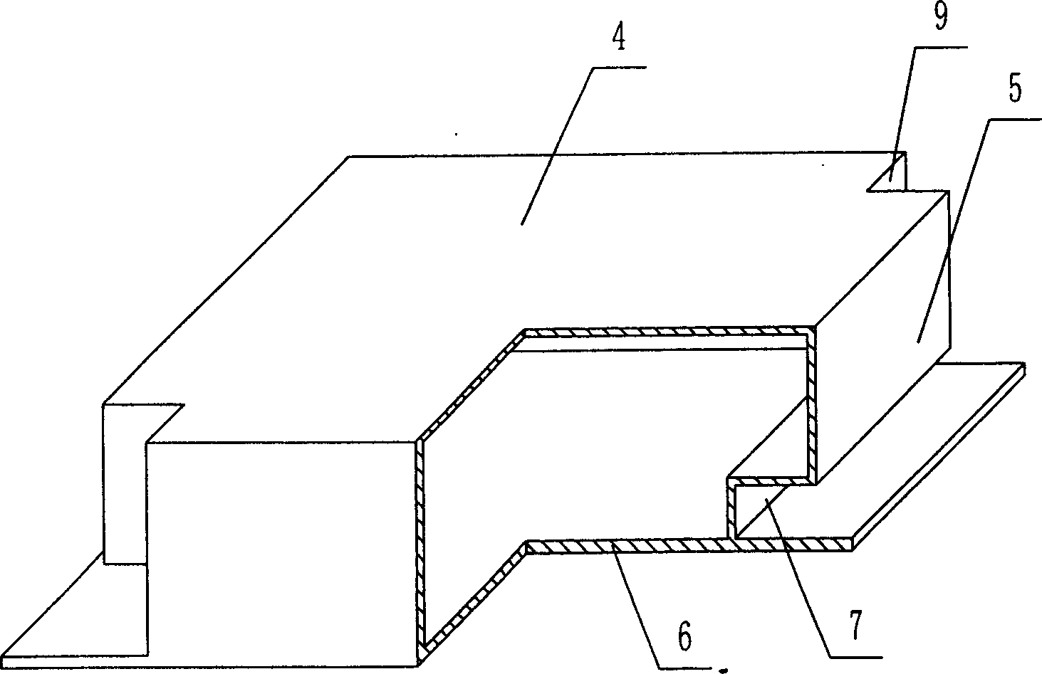 Reinforced concrete hollow slab