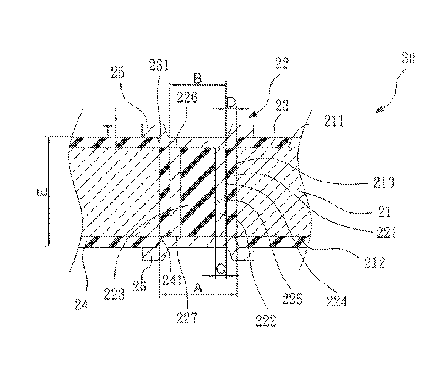 Semiconductor element having conductive vias and semiconductor package having a semiconductor element with conductive vias and method for making the same
