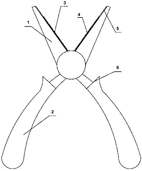 High-strength sharp-nose pliers