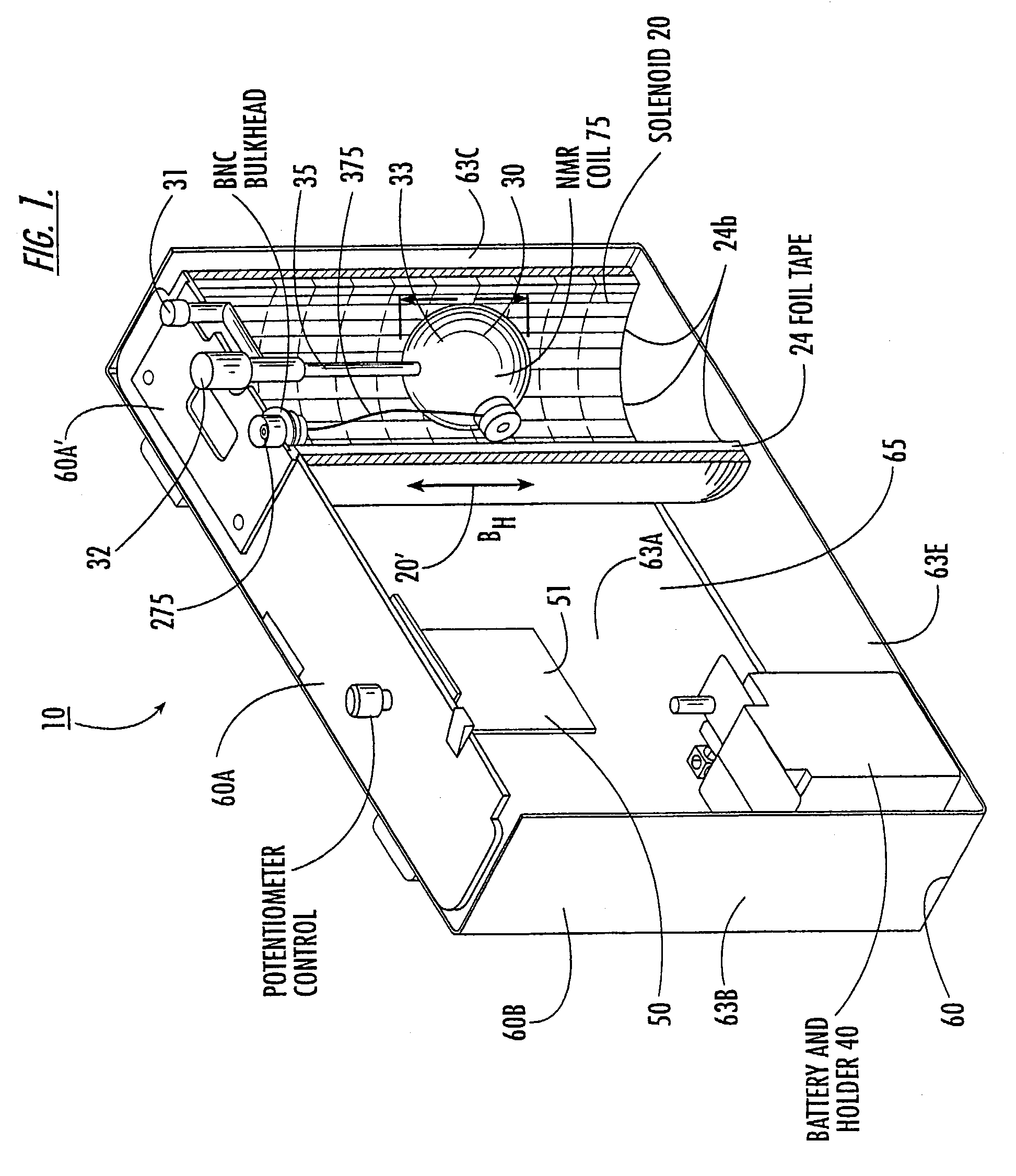 Hyperpolarized gas containers, solenoids, transport and storage devices and associated transport and storage methods