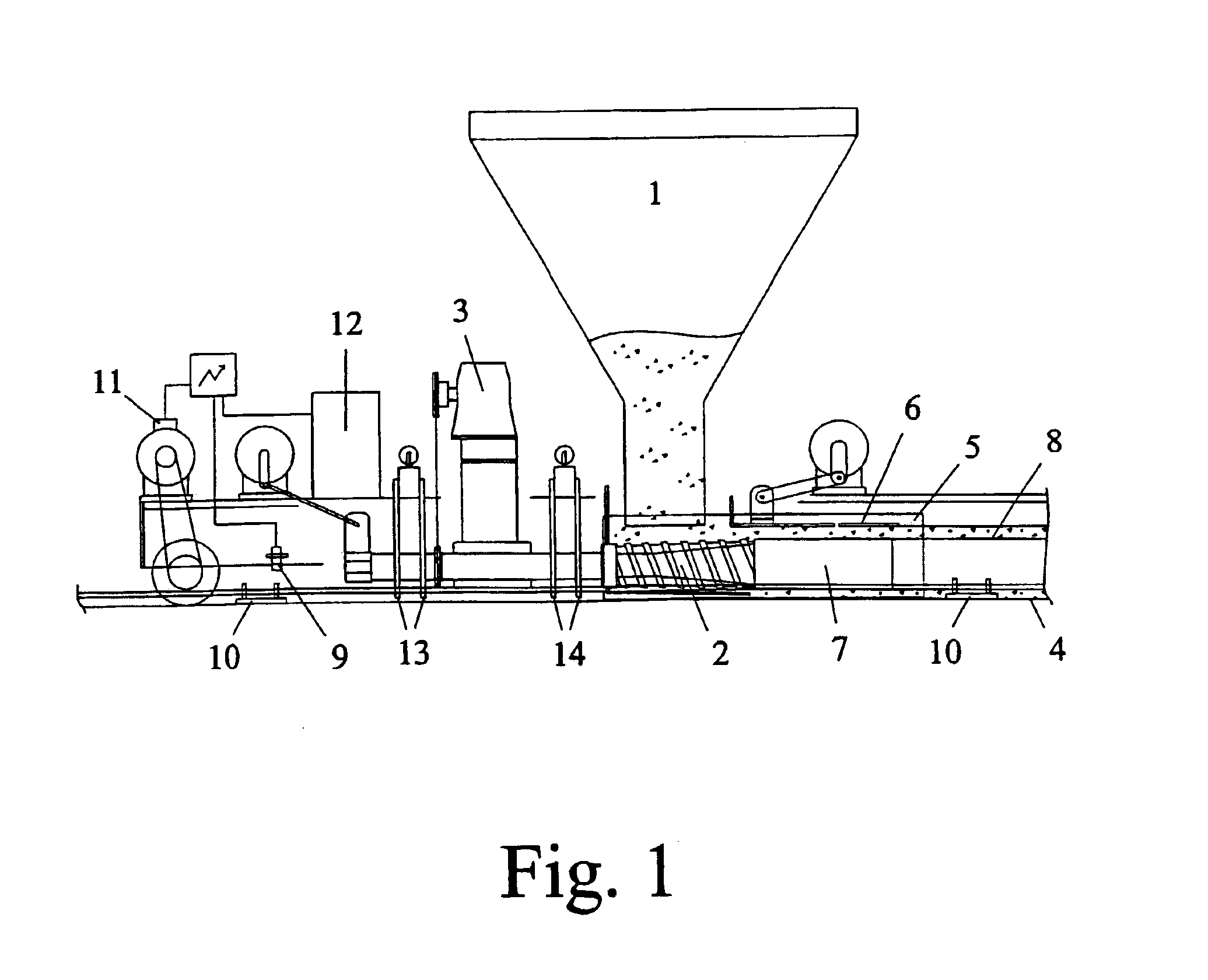 Method and apparatus for casting a concrete product