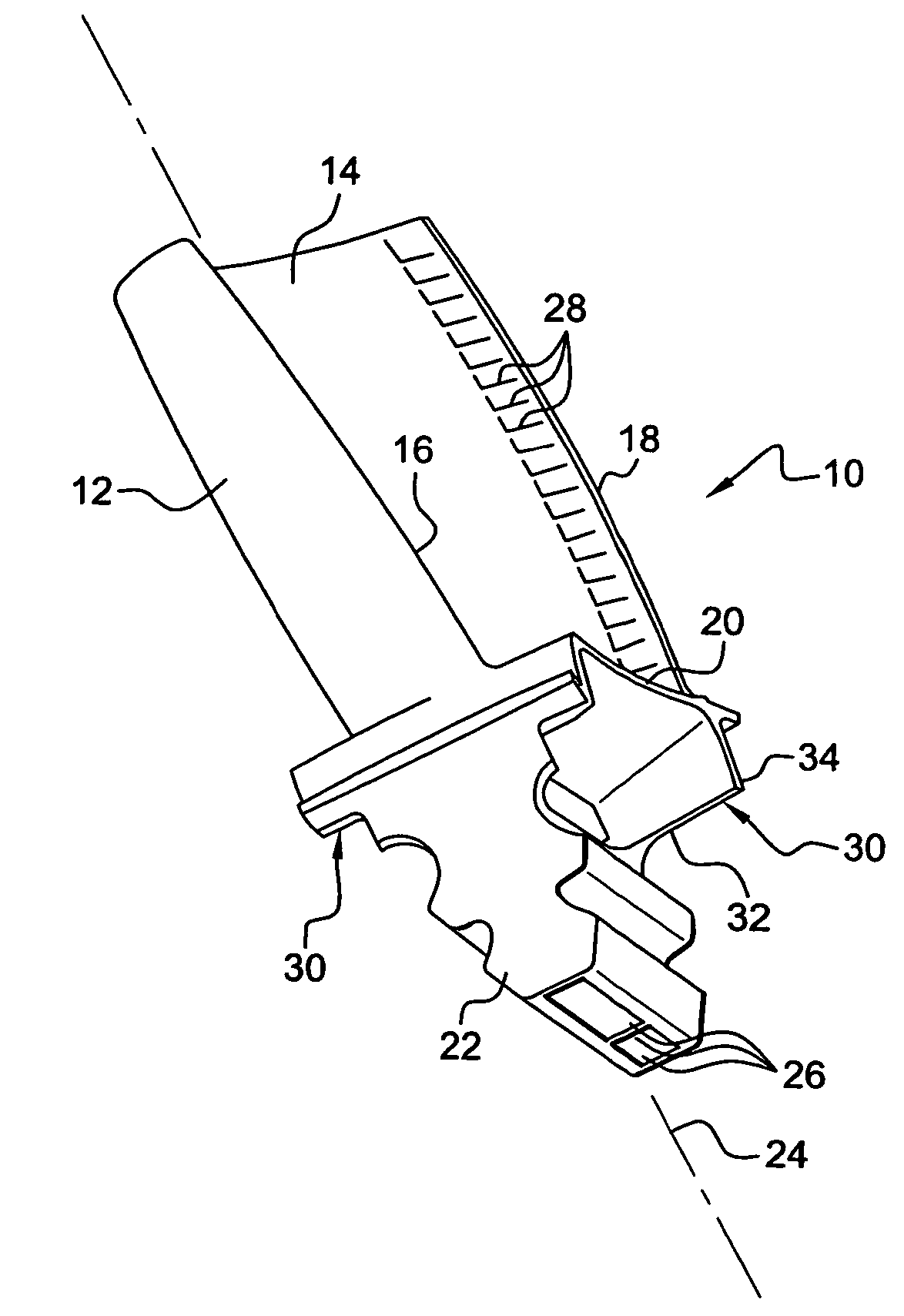 Rotor blade for a compressor or a gas turbine