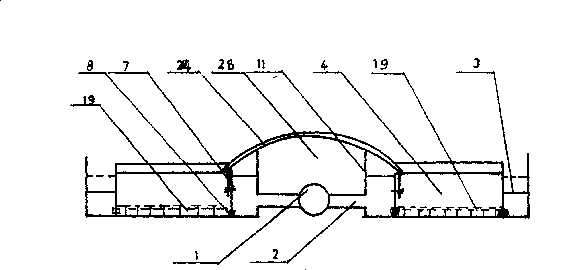 Water-proof and greening installation for roofing and wall covering