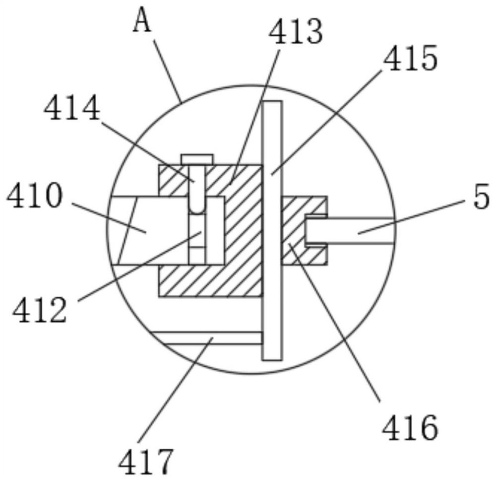 Automatic section cutting device for glasses arm support machining