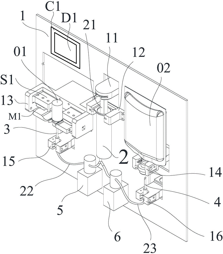 Automatic penicillin-bottle medicine dispensing system and method