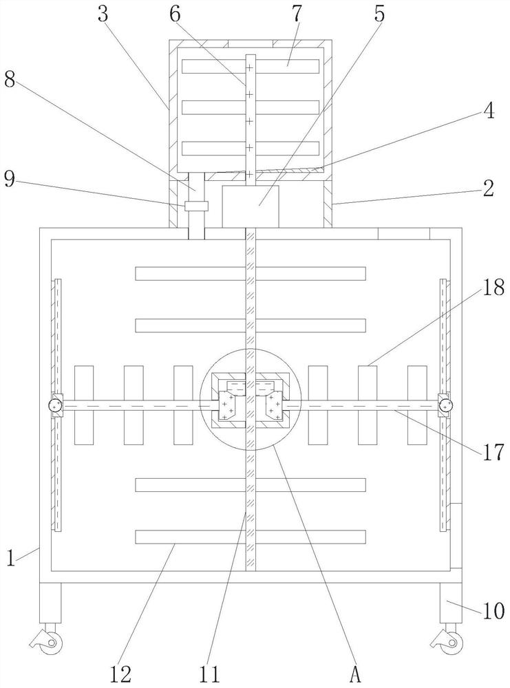 Production device of PVC plastic ground mat and improved process thereof