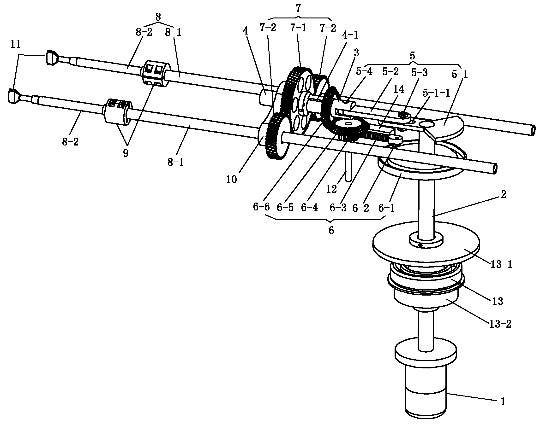 Motor stator coil winding machine