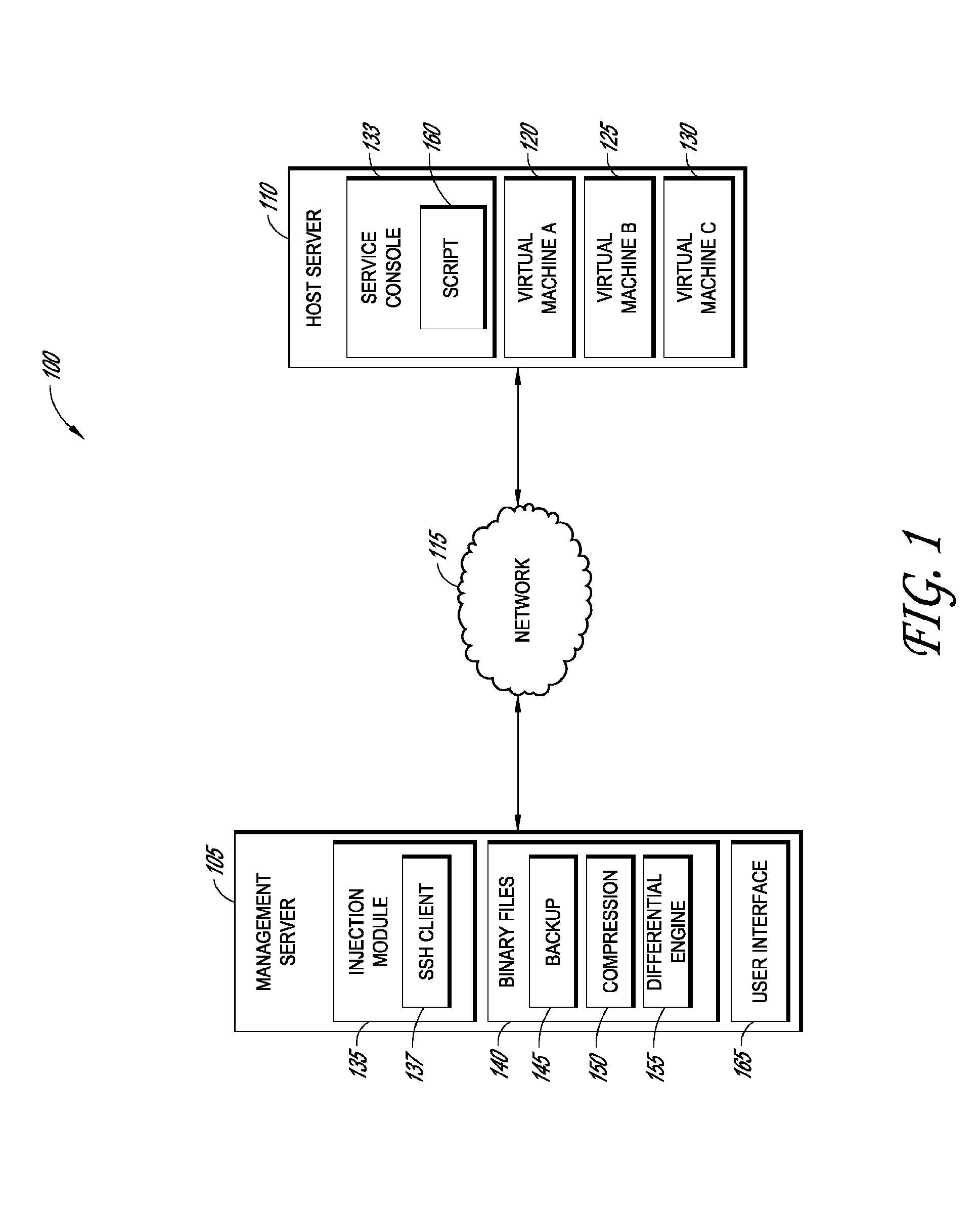 Systems and methods for data management in a virtual computing environment