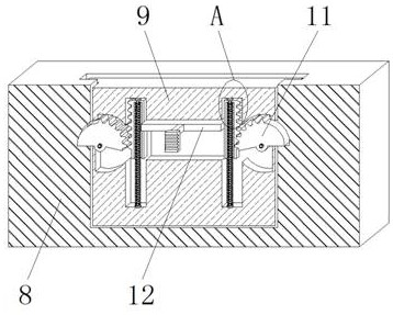 Ceramic tile seam beautifying agent cleaning device capable of collecting for building construction