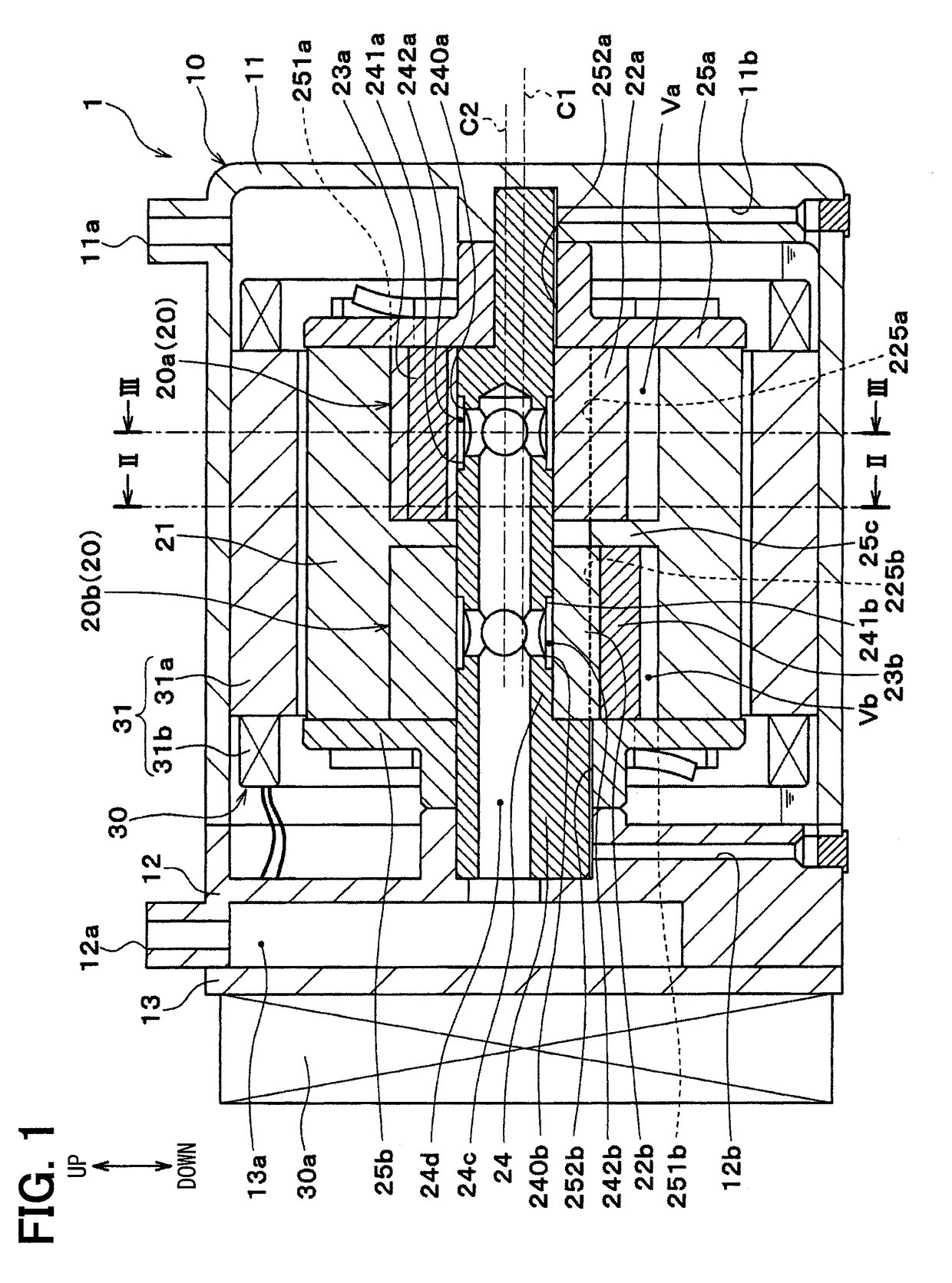 Rotating cylinder type compressor