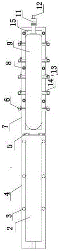 Water-supplementing fertilizing device for sandy land