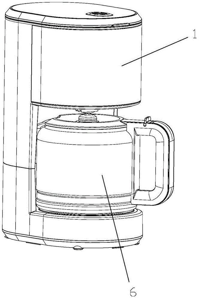 Dripping coffee maker