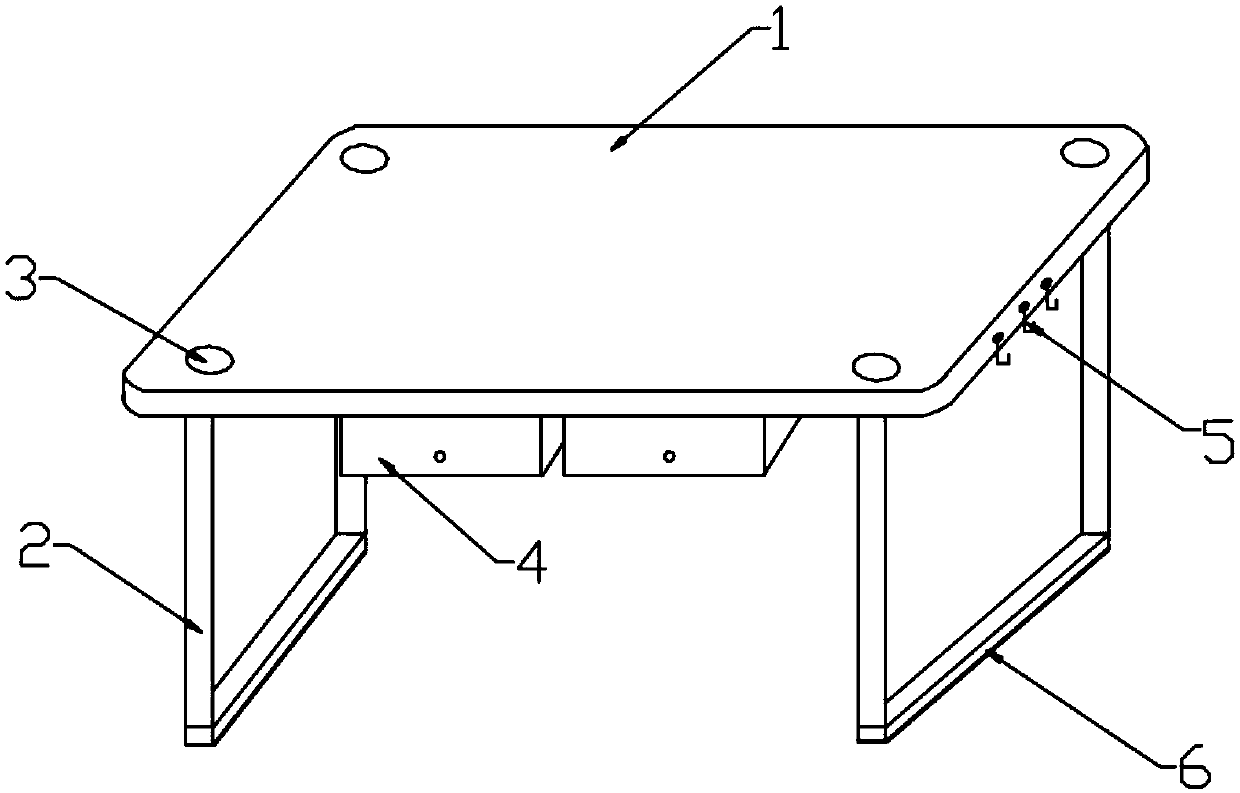 Library multifunctional desk