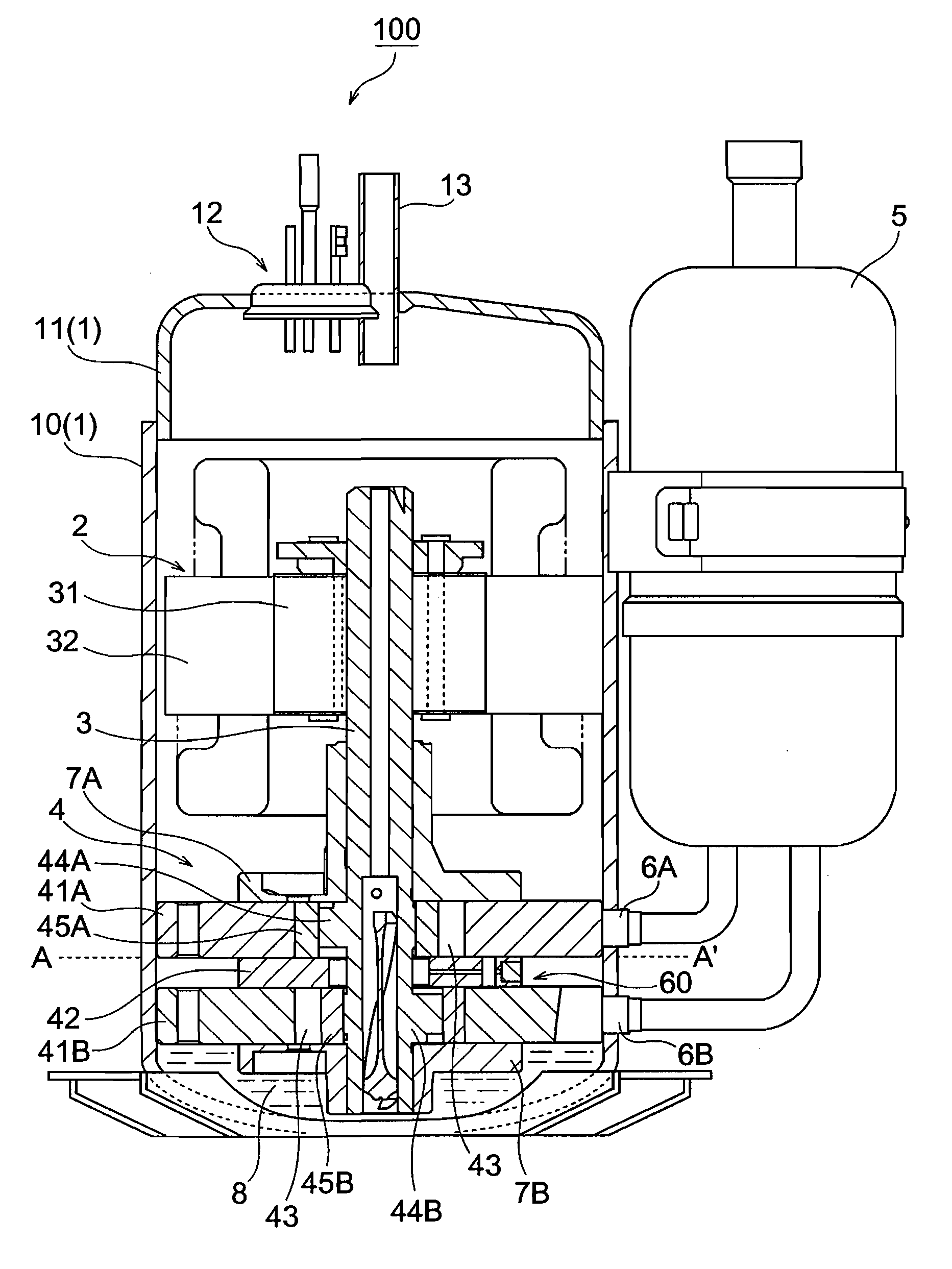 Hermetically sealed compressor and method of manufacturing the same