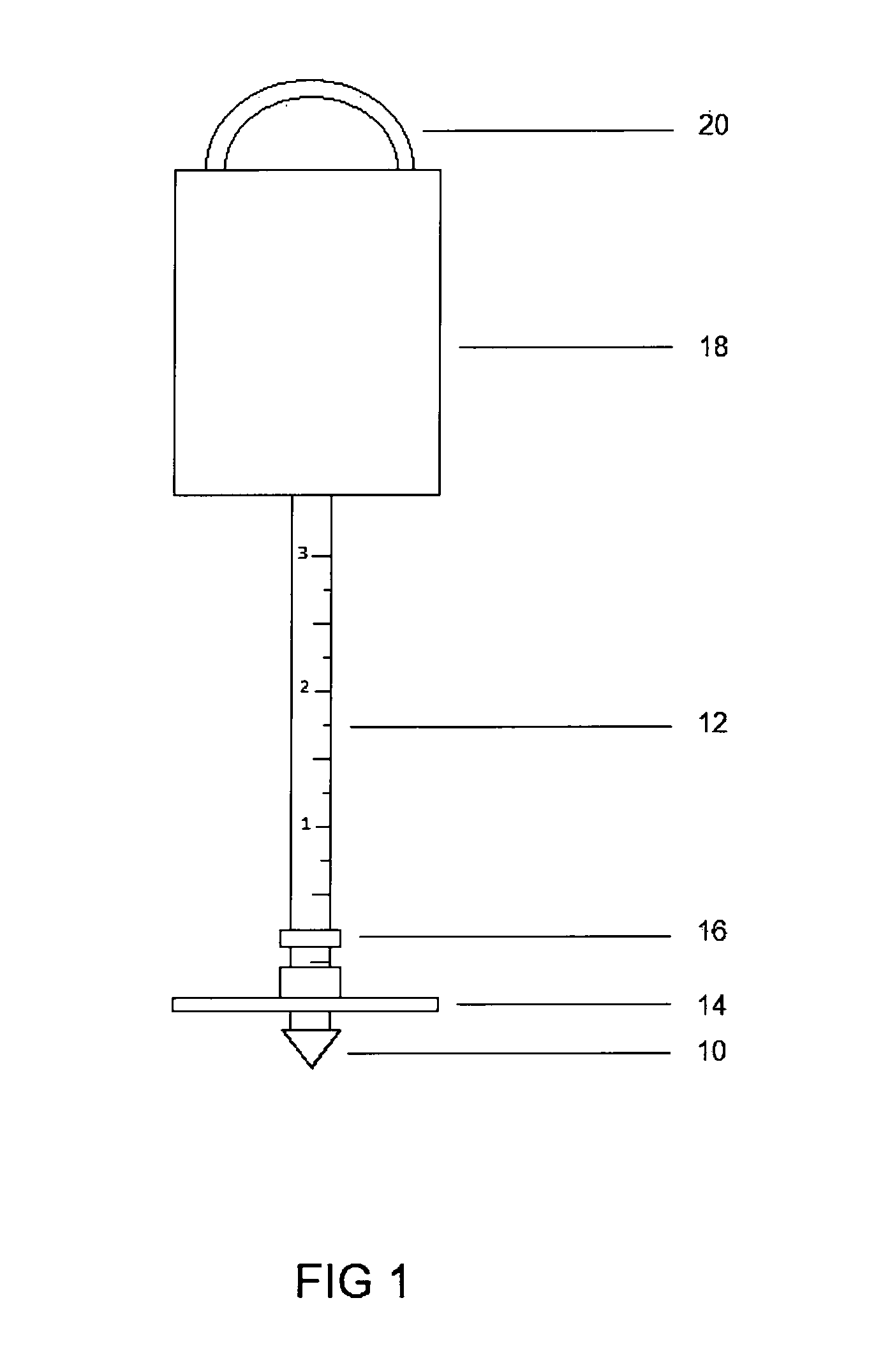 Shaft sounding device for measuring thickness of sediments at base of drilled shafts