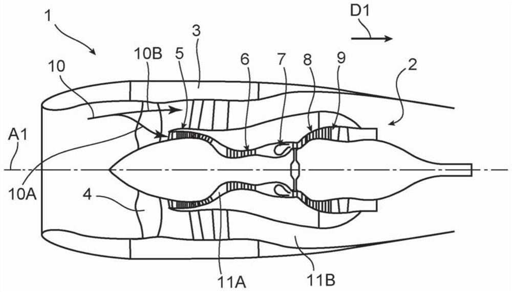 Mobile-cowl thrust reverser comprising thrust-reduction mechanism that is independent of mobile cowl