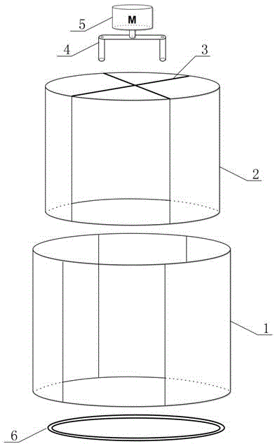 Rotary door structure for multiple service objects and control method thereof