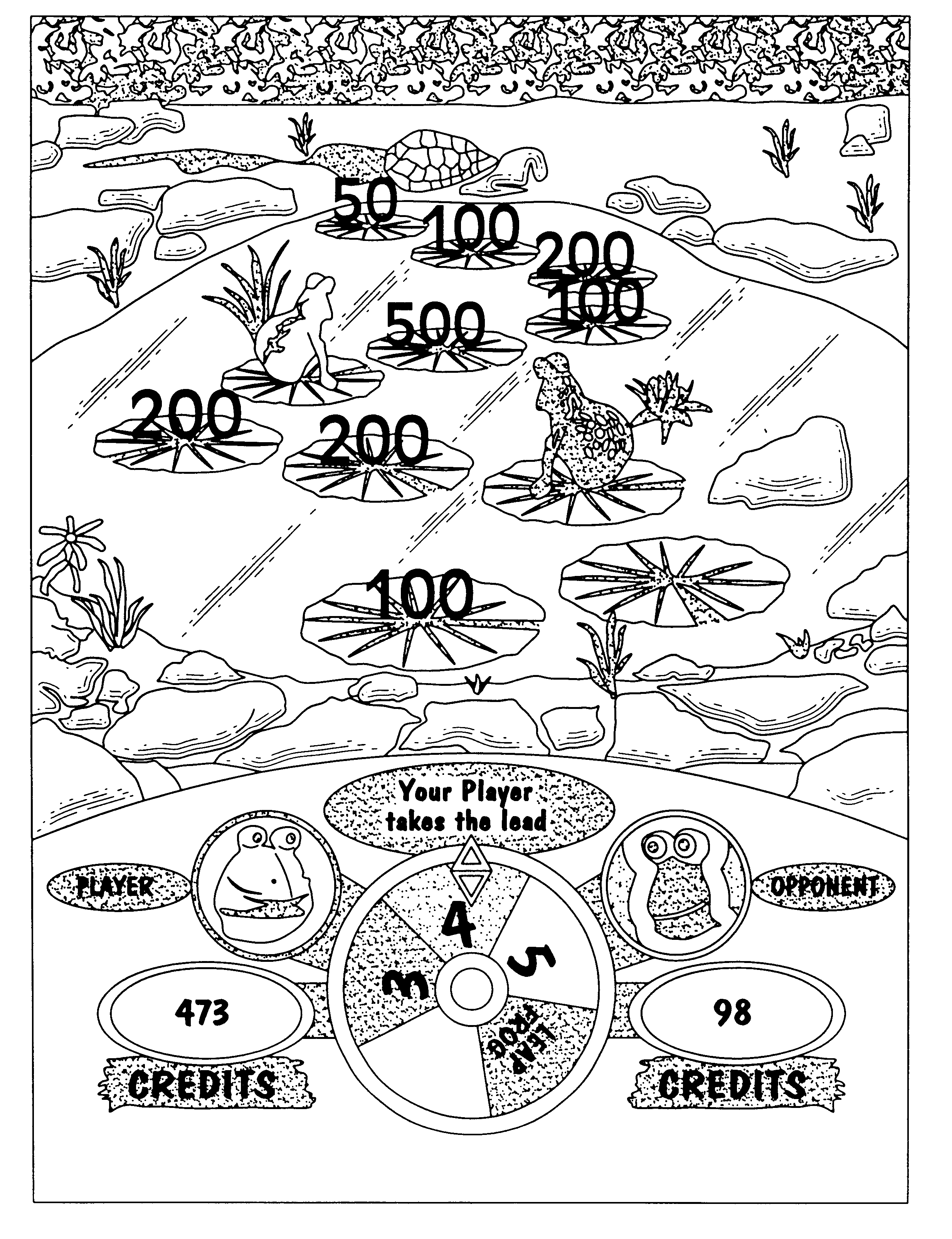 Gaming device and method having an internally-based competition-type bonus event