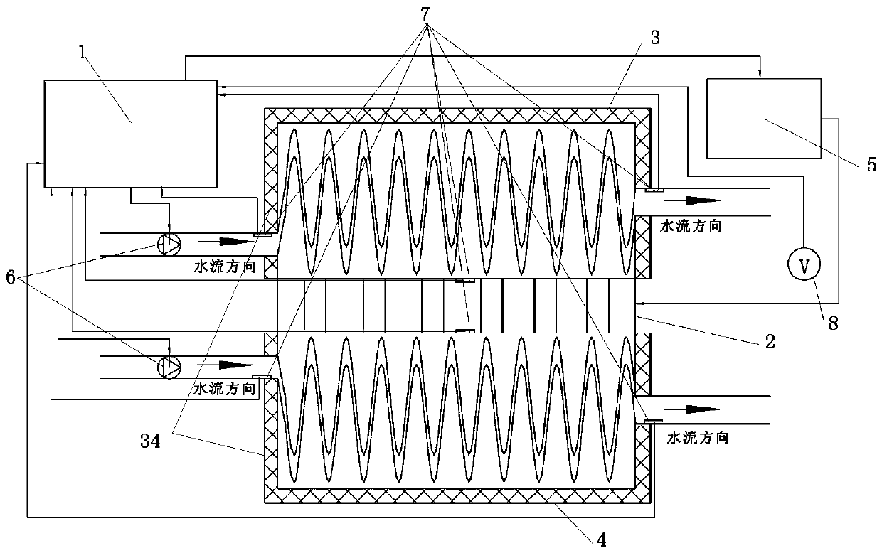 Testing device for semiconductor thermoelectric refrigerating unit