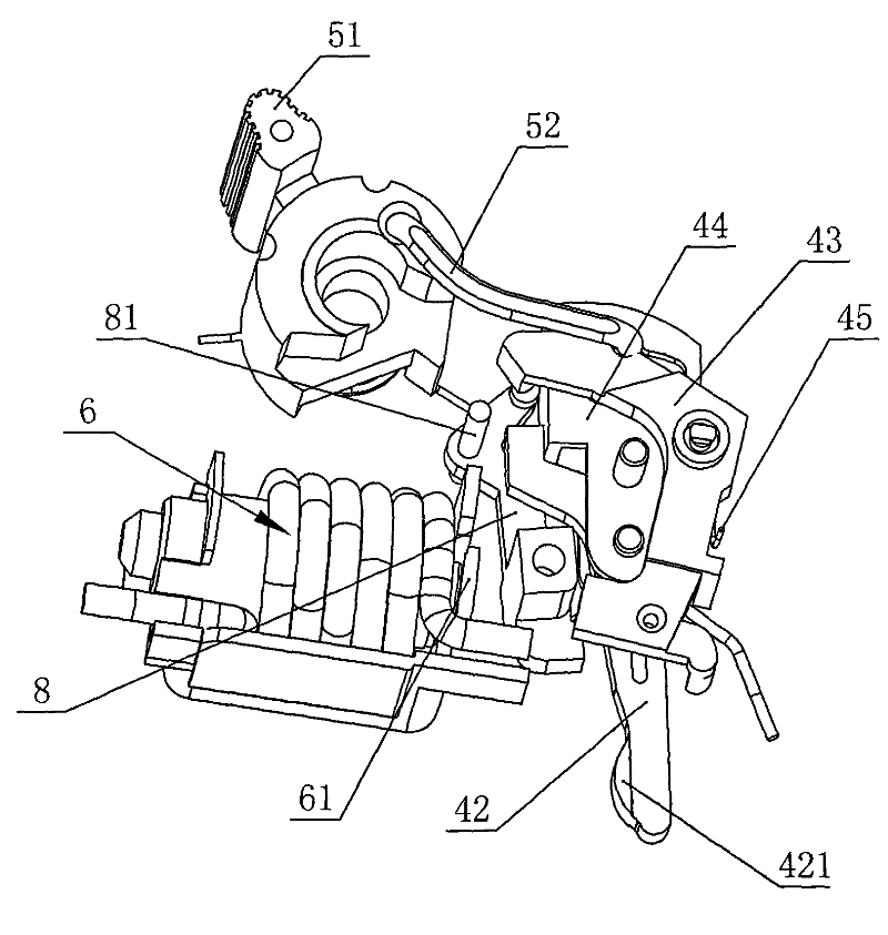 A quick trip circuit breaker