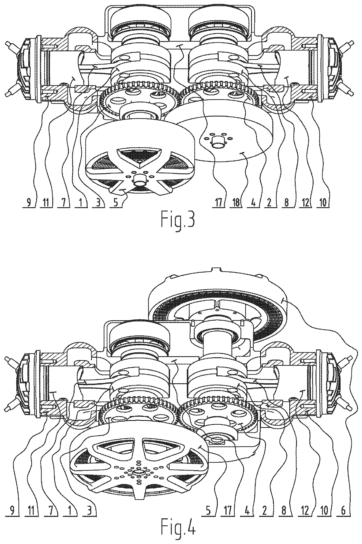 Piston internal combustion engine with generator